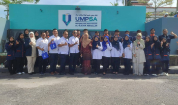 Lawatan Penanda Aras Kolej Vokasional Nibong Tebal, Pulau Pinang ke Fakulti Teknologi Kejuruteraan Awam, UMPSA bertempat d Bilik Mesyuarat Senat, Canseleri, UMPSA Kampus Gambang dan Makmal FTKA pada 11 Julai 2025
